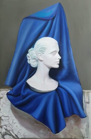 retrato pintado a mano "lola flores"