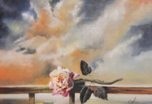 oleo/lienzo encolado en tabla 40x30cm